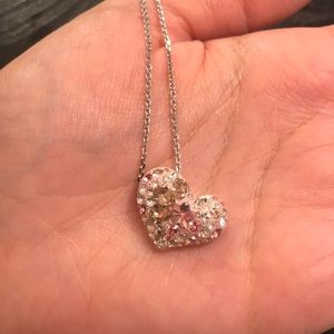 Swarovski original pink Heart Crystal necklace